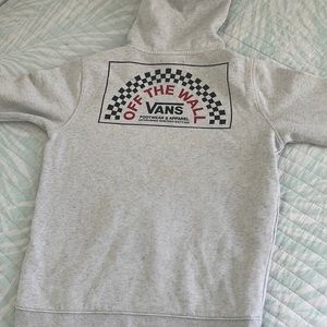 Vans gray hoodie